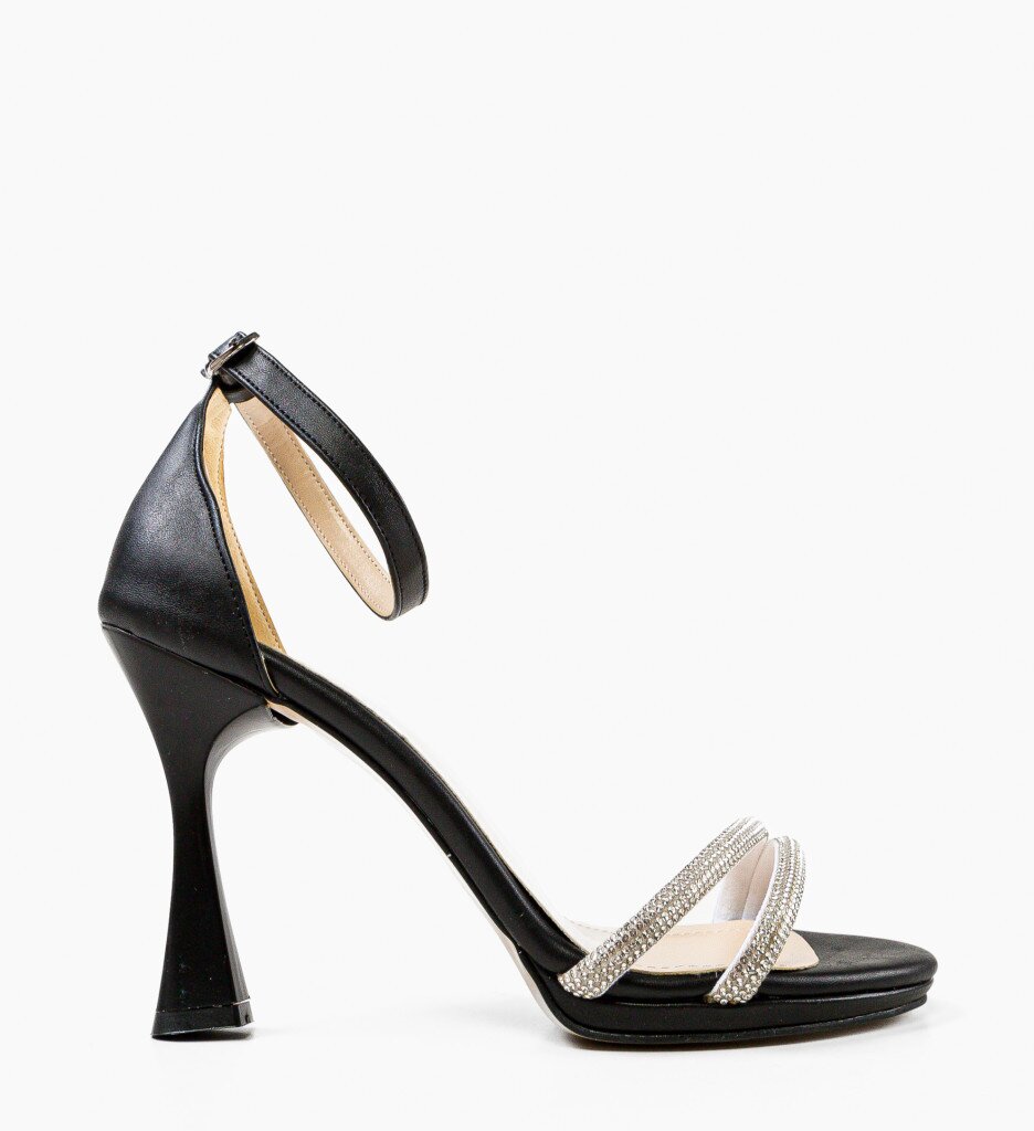 Wow Shoes Сандали на ток Vilagio 2 Черни